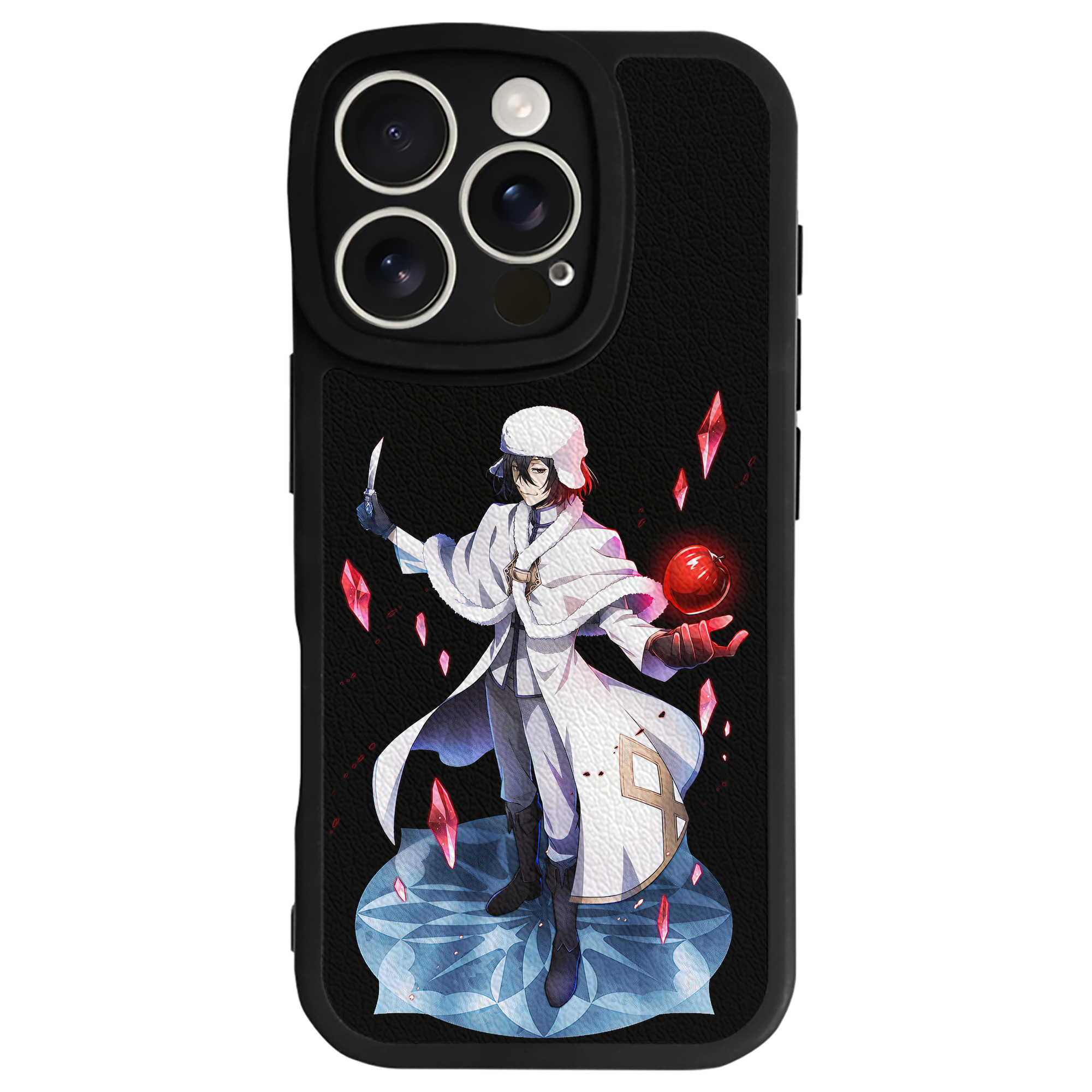（画像用） 文豪ストレイドッグス Bungo Stray Dogs 【iPhone 16シリーズ対応】シリコンスマホケース（レザー調） 材質：シリコン